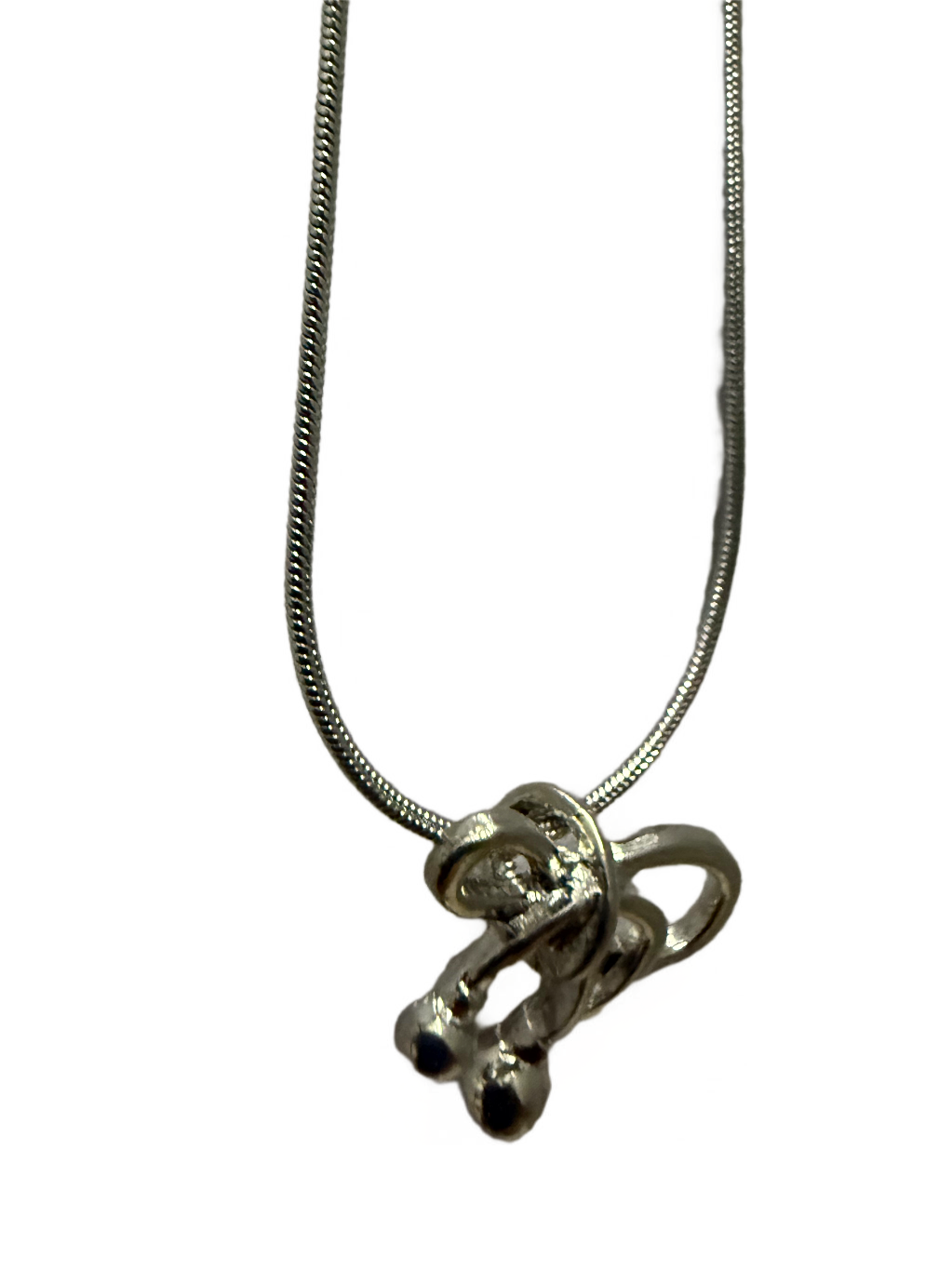 Silver Plated Bow Knot Pendant Necklace for Women –  Fashion Jewellery