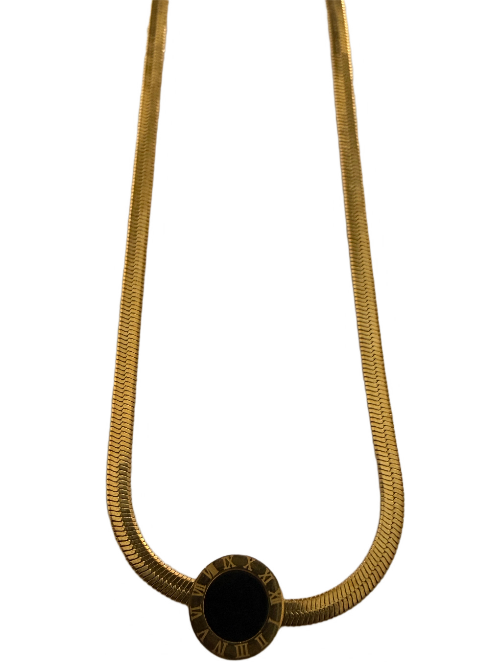 Snack Chain Round Pendant