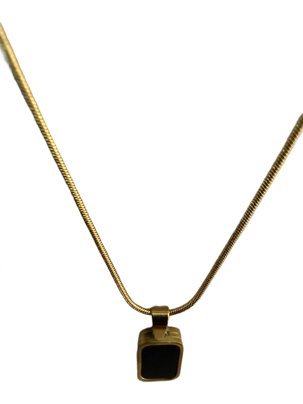Anti Tarnish Black Pendant Necklaces for Women and girls