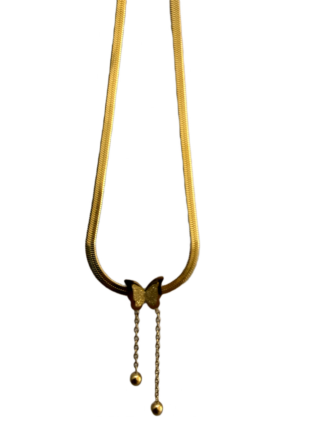 Butterfly Luxe Snake Chain Necklace